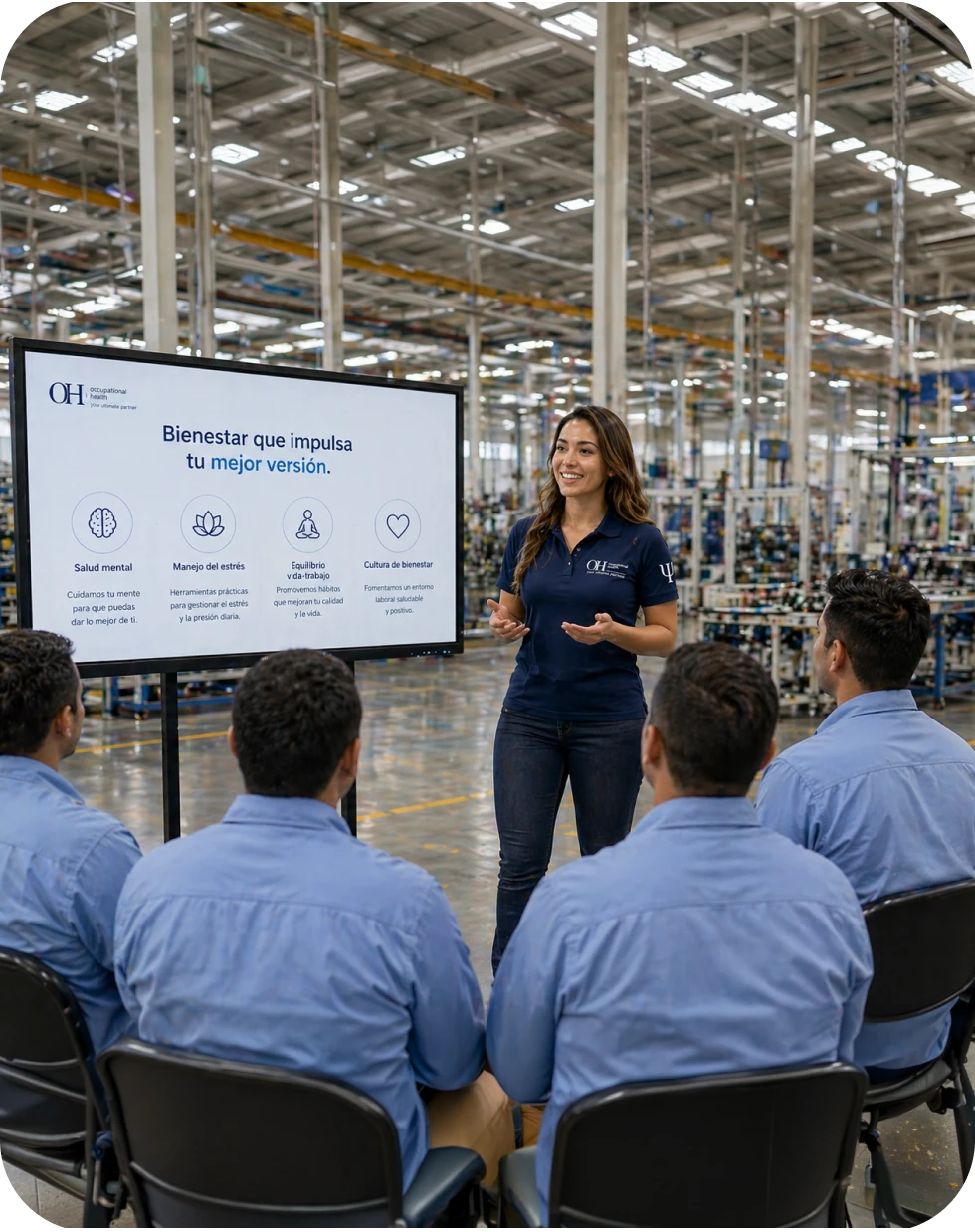Personas en capacitación